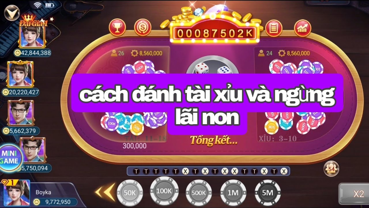 Cách chơi tài xỉu online luôn thắng trên game bài đổi thưởng cf68, mmwin, 789club, bigboss