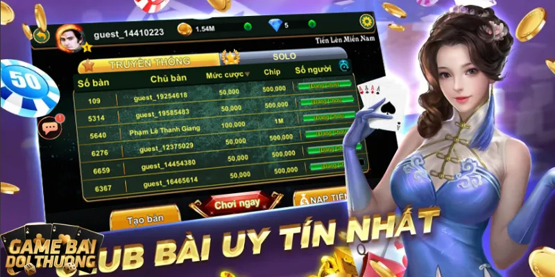 Chơi game bài đổi thưởng kiếm tiền lời khủng