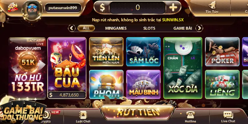Hướng dẫn game bài đổi thưởng Sâm lốc Sunwin