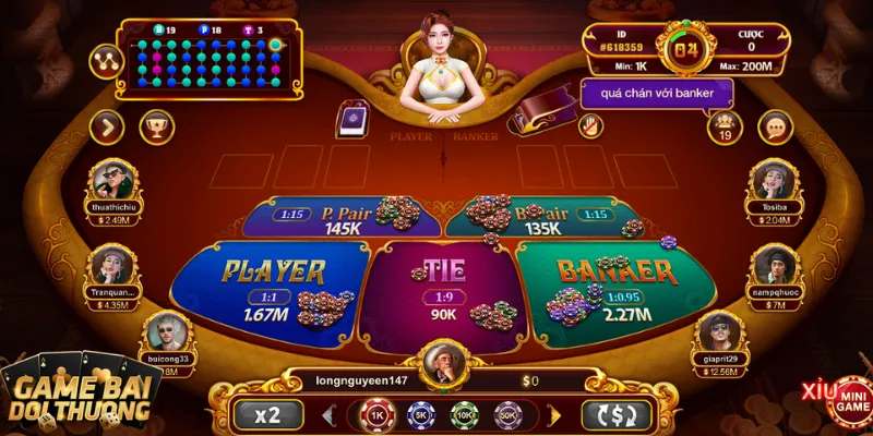 Làm quen bàn chơi Baccarat trực tuyến 
