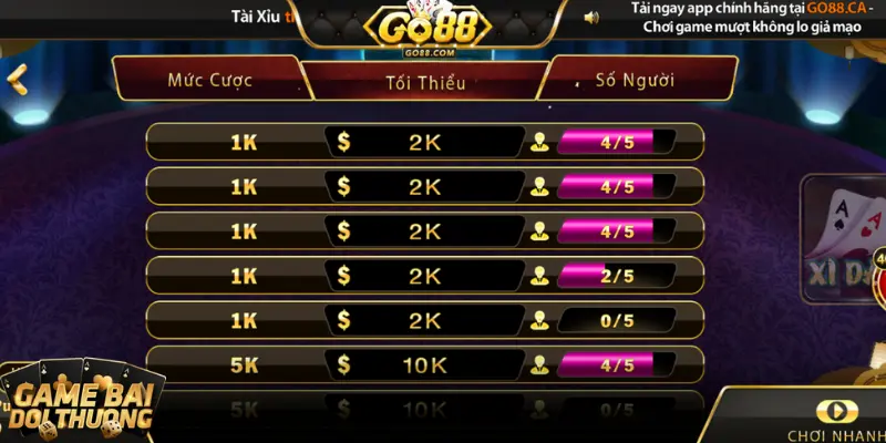 Luật chơi game bài đổi thưởng xì dách căn bản
