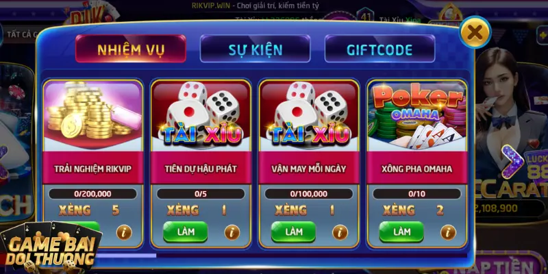 Ưu đãi trả thưởng liên tục tại cổng Rikip