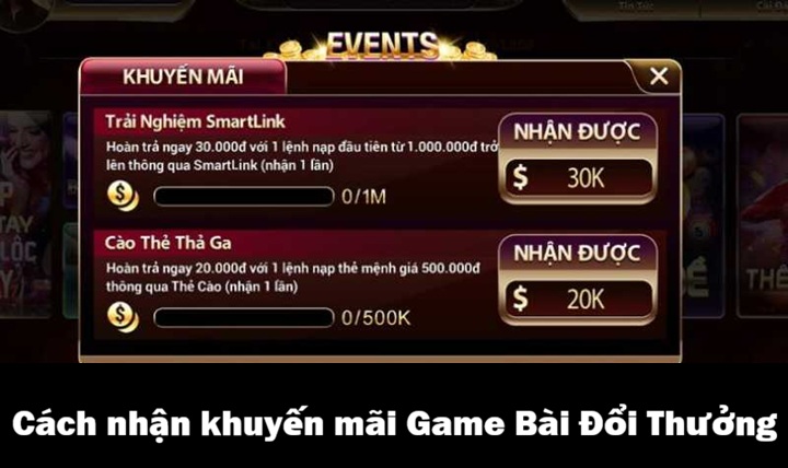 Tổng hợp khuyến mãi Game Bài Đổi Thưởng 2026