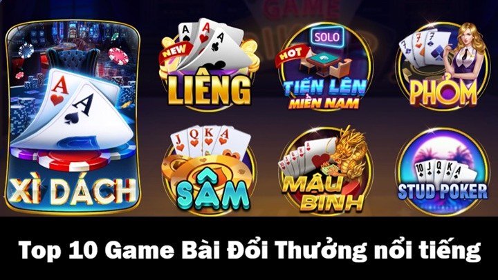 Điểm qua Game Bài Đổi Thưởng phổ biến nhất hiện nay